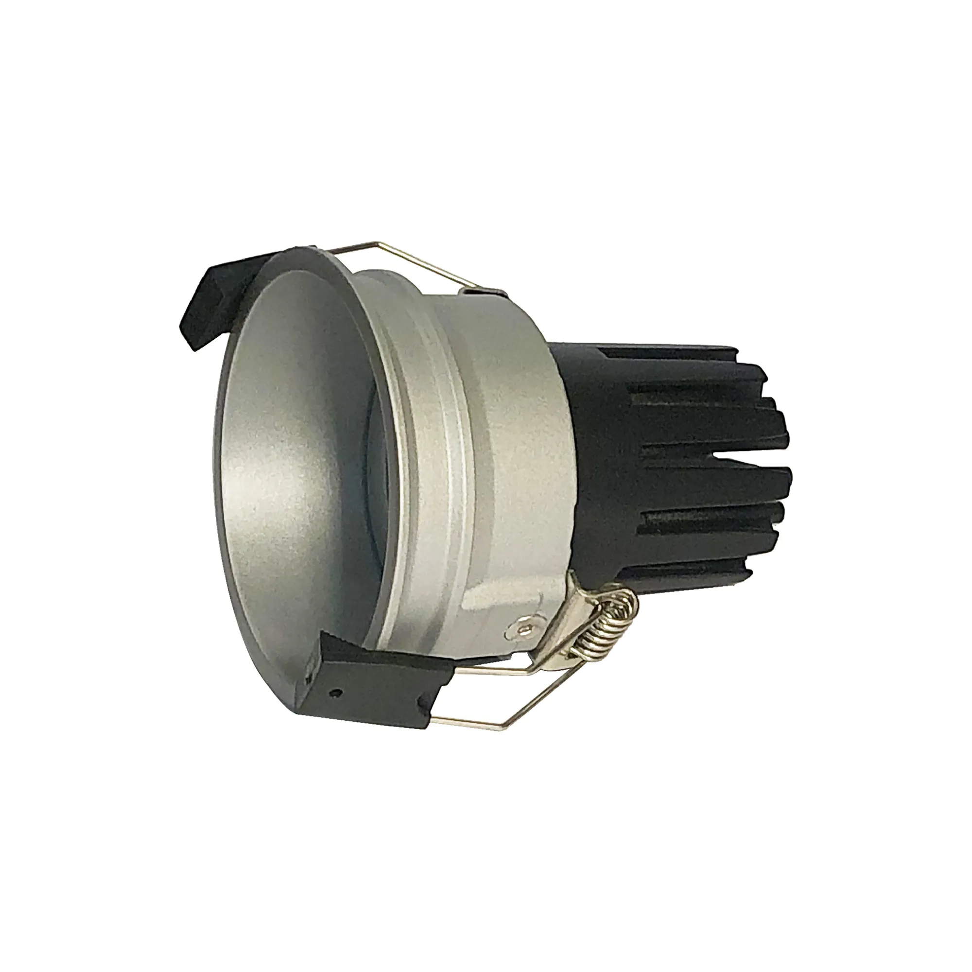 DM206325  Bania 15 Powered by Philips 15W 1350lm 4000K 36° Engine, 350mA,Silver,Fixed Recessed Round Spotlight,IP20.